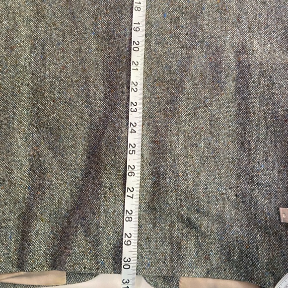 VINTAGE 80’s Magee Irish Donegal Tweed Gray 100% Wool Tweed Sport Coat SZ 40L - Picture 11 of 11